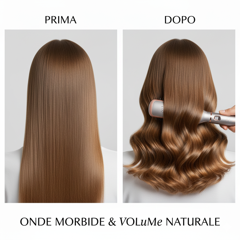 Spazzola Modellante 5 in 1 – Capelli Perfetti in Pochi Minuti
